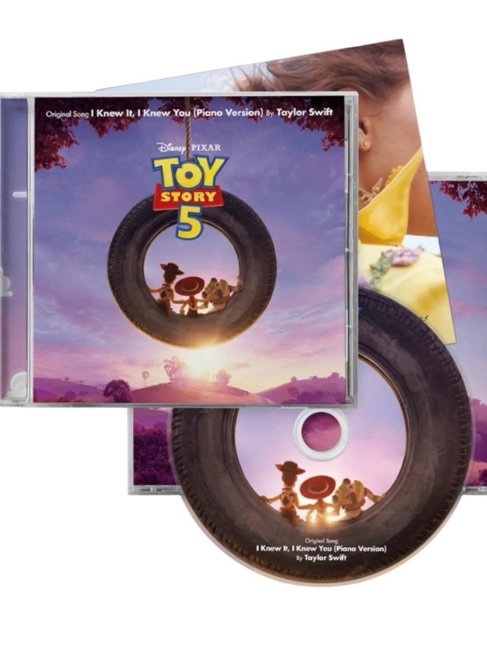 🎶 NEW SEALED Taylor Swift Collector Edition CD Single Toy Story 5 Piano Version